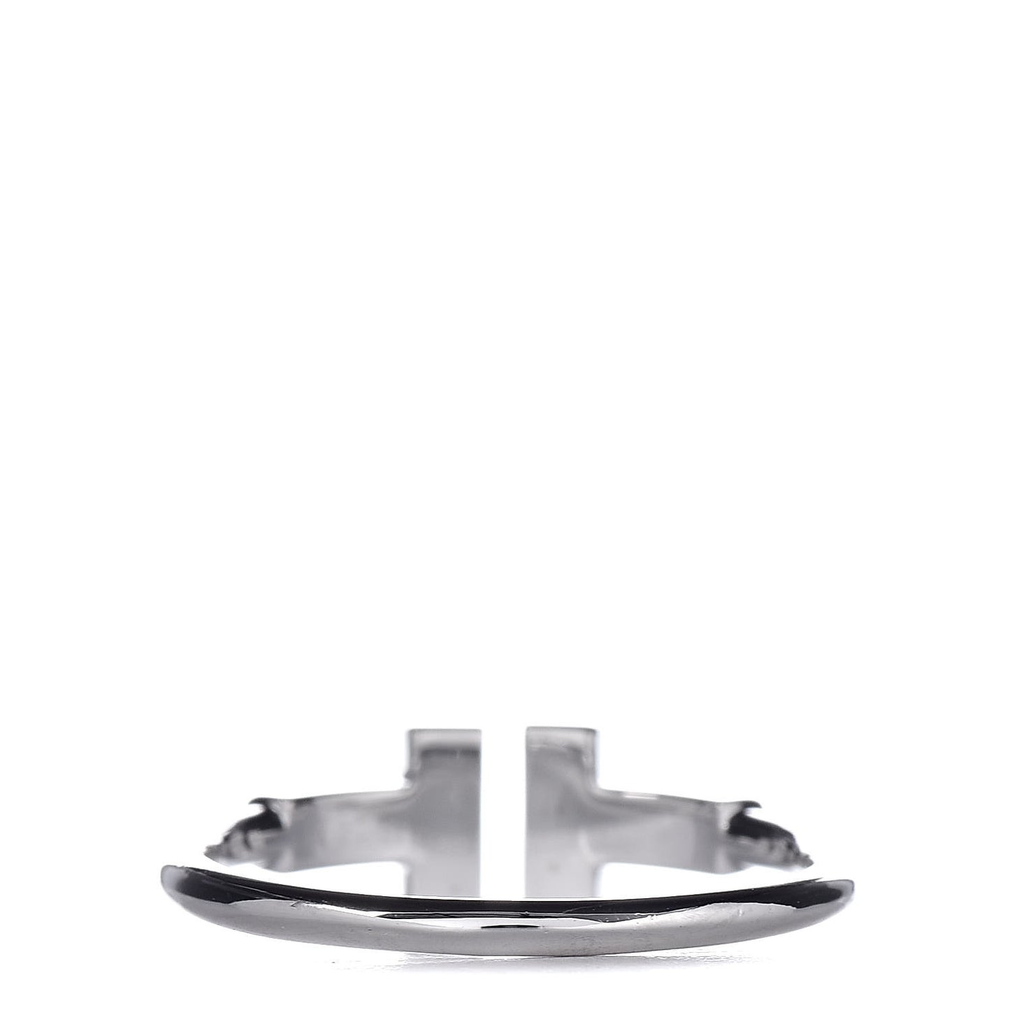 18K White Gold Diamond T Wire Ring 51 5.75