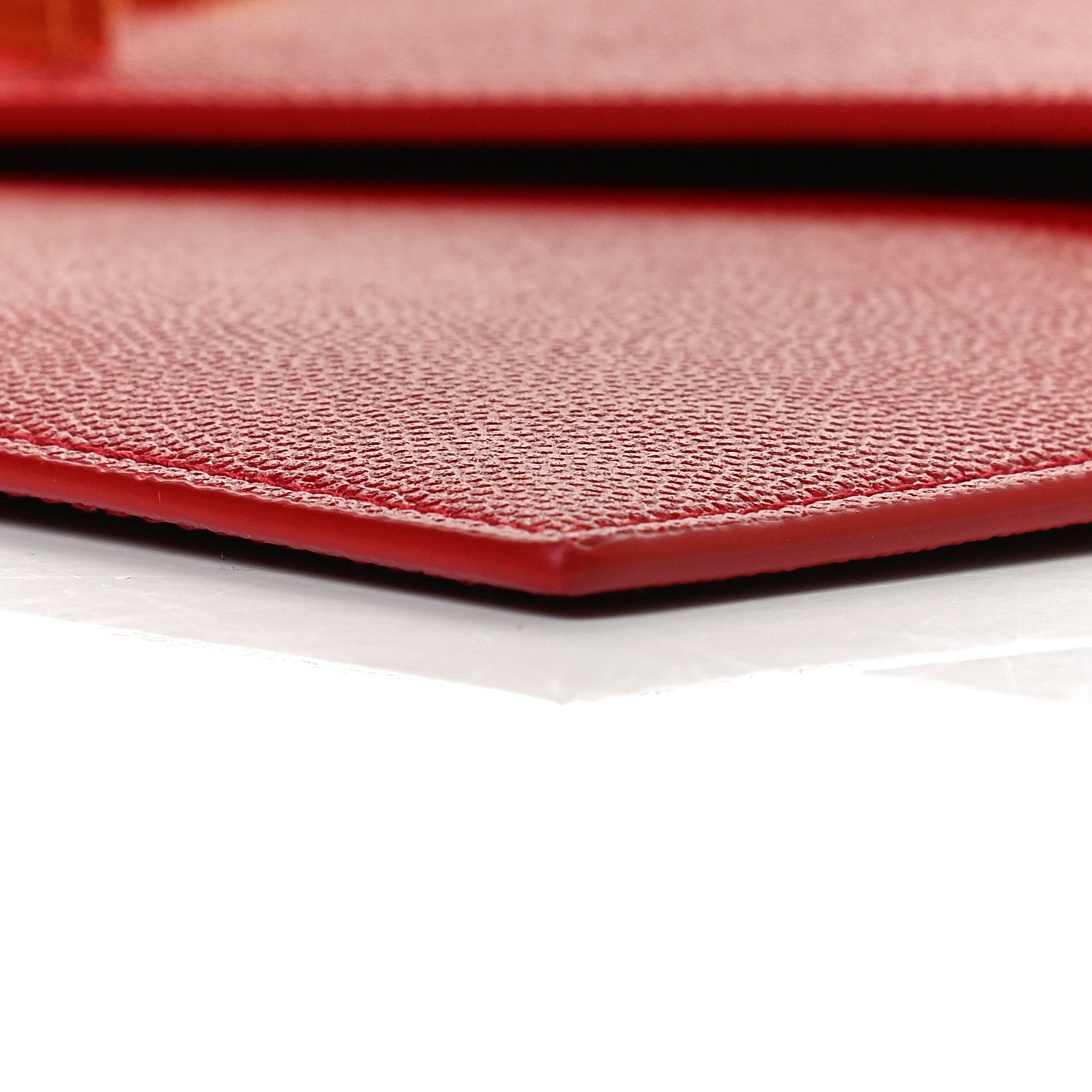 Saint Laurent Grain De Poudre Uptown Pouch Red 6 of 7