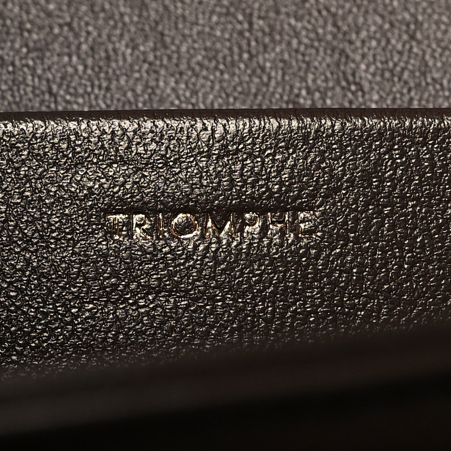 Shiny Calfskin Medium Triomphe Ecorce