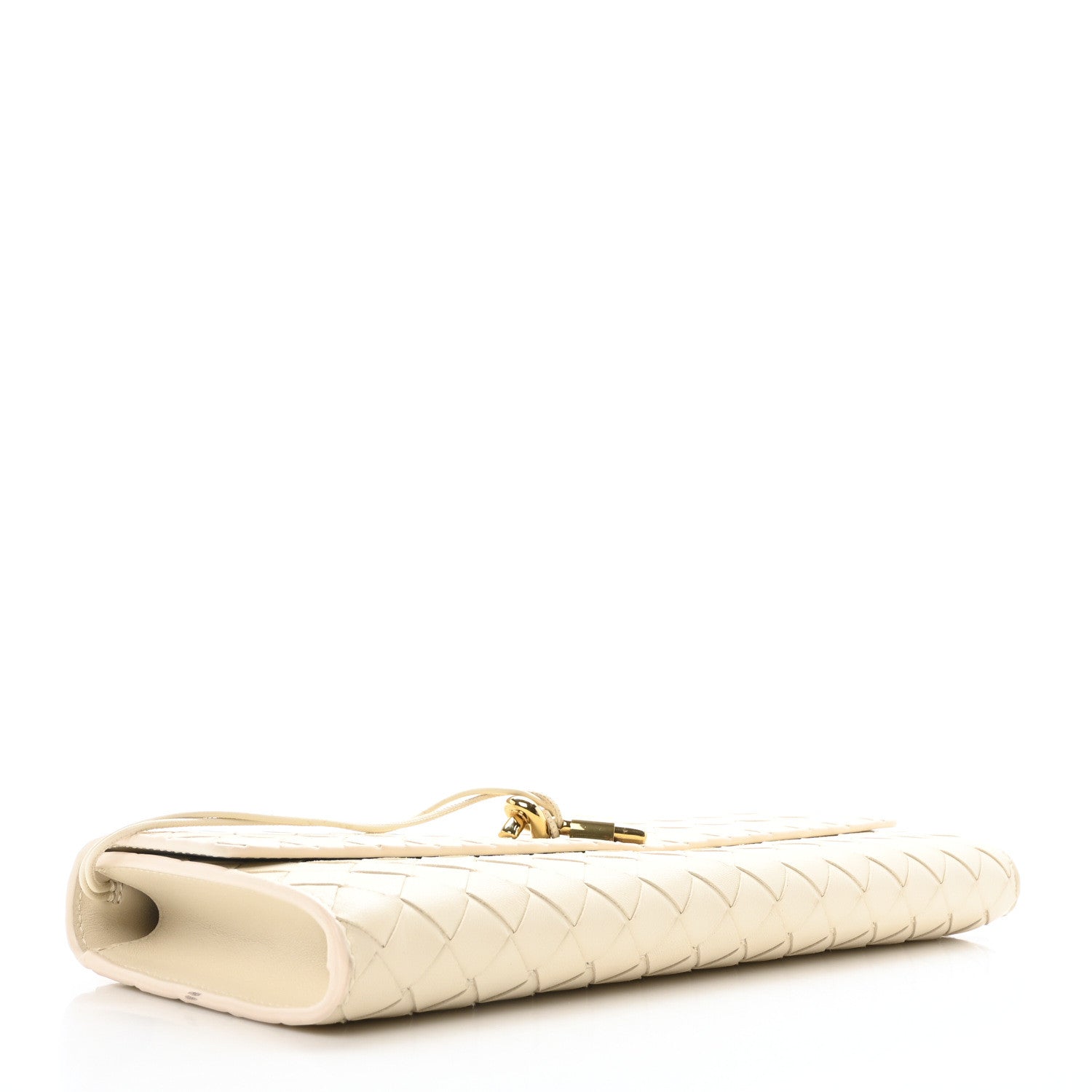 Bottega Veneta Nappa Intrecciato Long Andiamo Top Handle Sea Salt 4 of 9