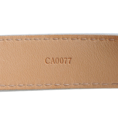 Louis Vuitton Signature LV Initiales Belt 80 32 Silver 5 of 6
