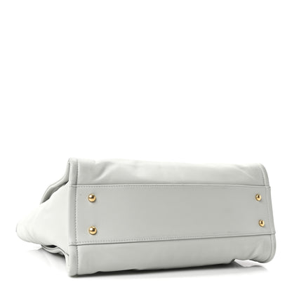 Chanel Calfskin Small Deauville Tote Light Grey 5 of 11
