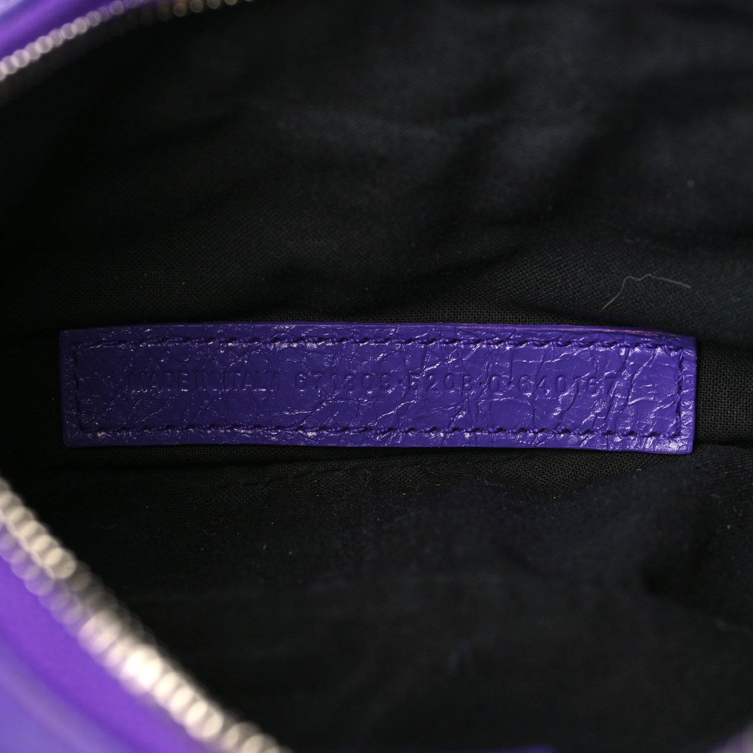 Balenciaga Agneau Arena Le Cagole Shoulder Bag XS Purple 6 of 6