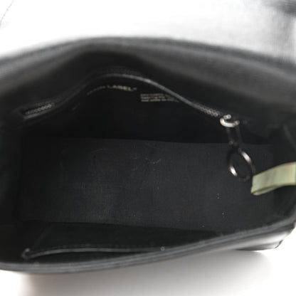 Off-White Calfskin Diag Striped Belt Bag Crossbody Black White 5 of 22