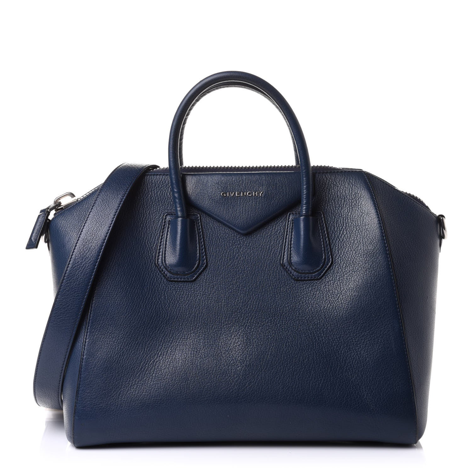 Givenchy Sugar Goatskin Medium Antigona Night Blue 1 of 11