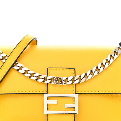 Fendi Nappa Micro Baguette Sunflower 8 of 14