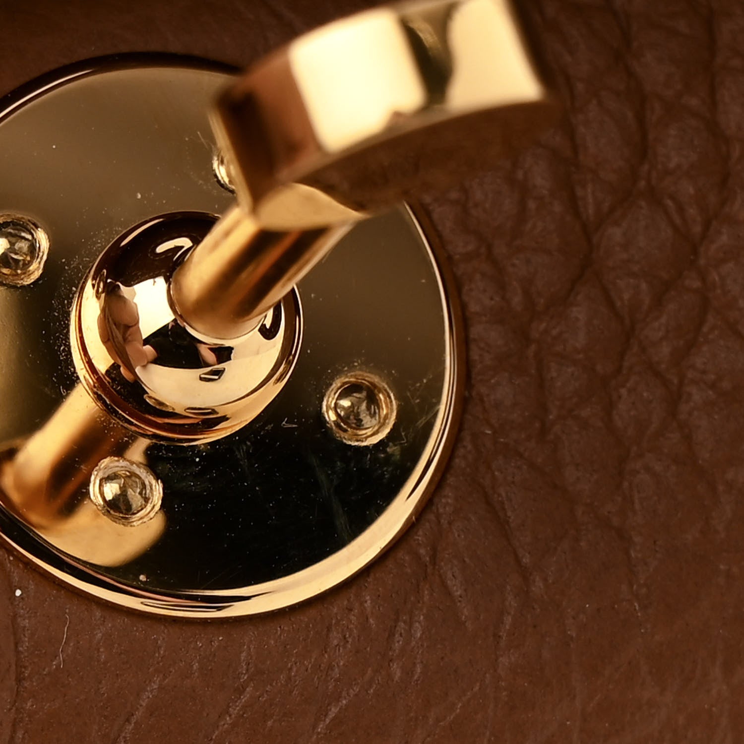 Hermes Taurillon Clemence Mini Lindy 20 Gold 11 of 12