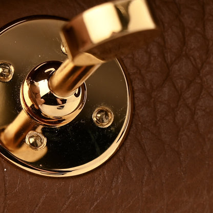 Hermes Taurillon Clemence Mini Lindy 20 Gold 11 of 12