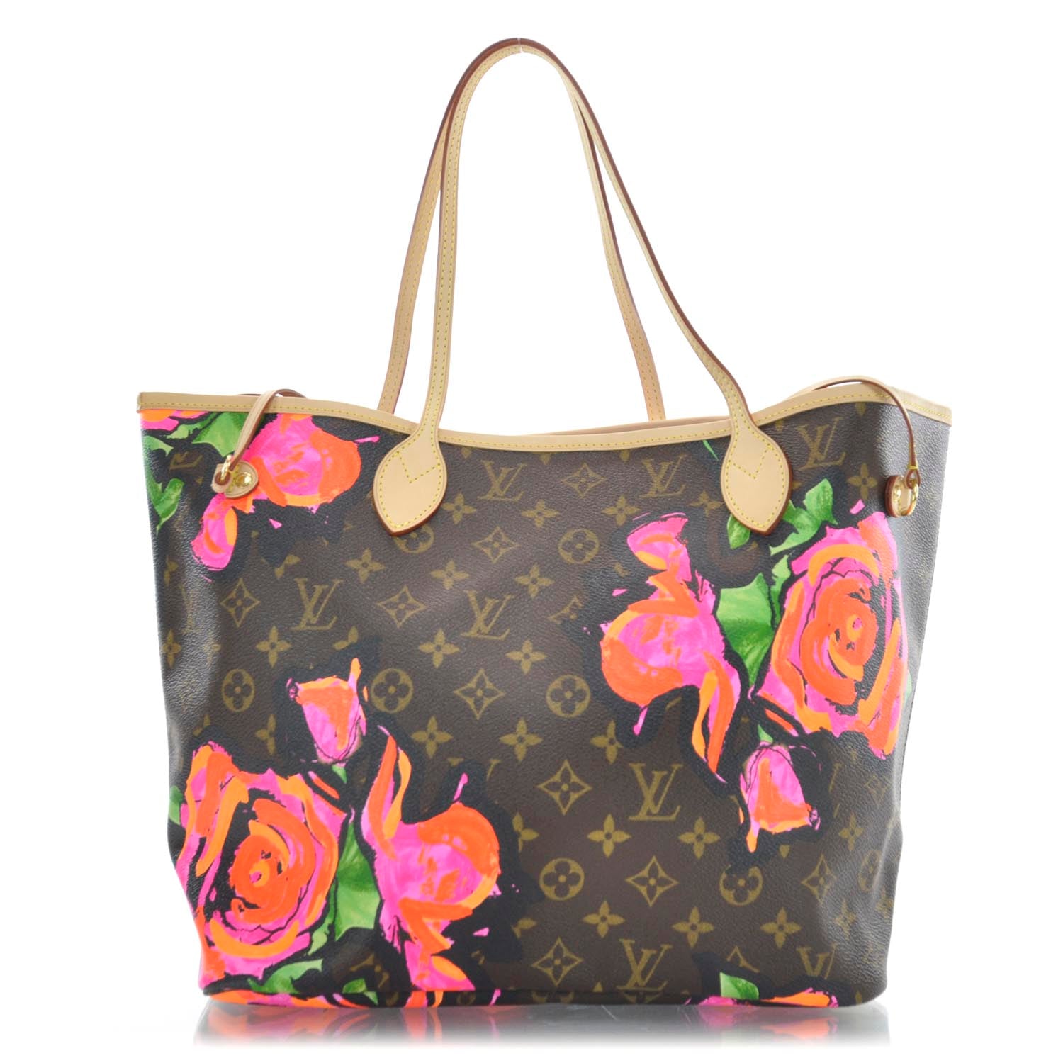 Louis Vuitton Monogram Roses Neverfull MM 1 of 9