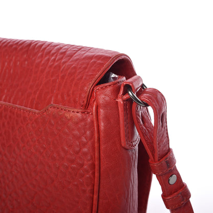 Alexander Wang Pebbled Lambskin Lia Sling Red Nickel Hardware 14 of 15