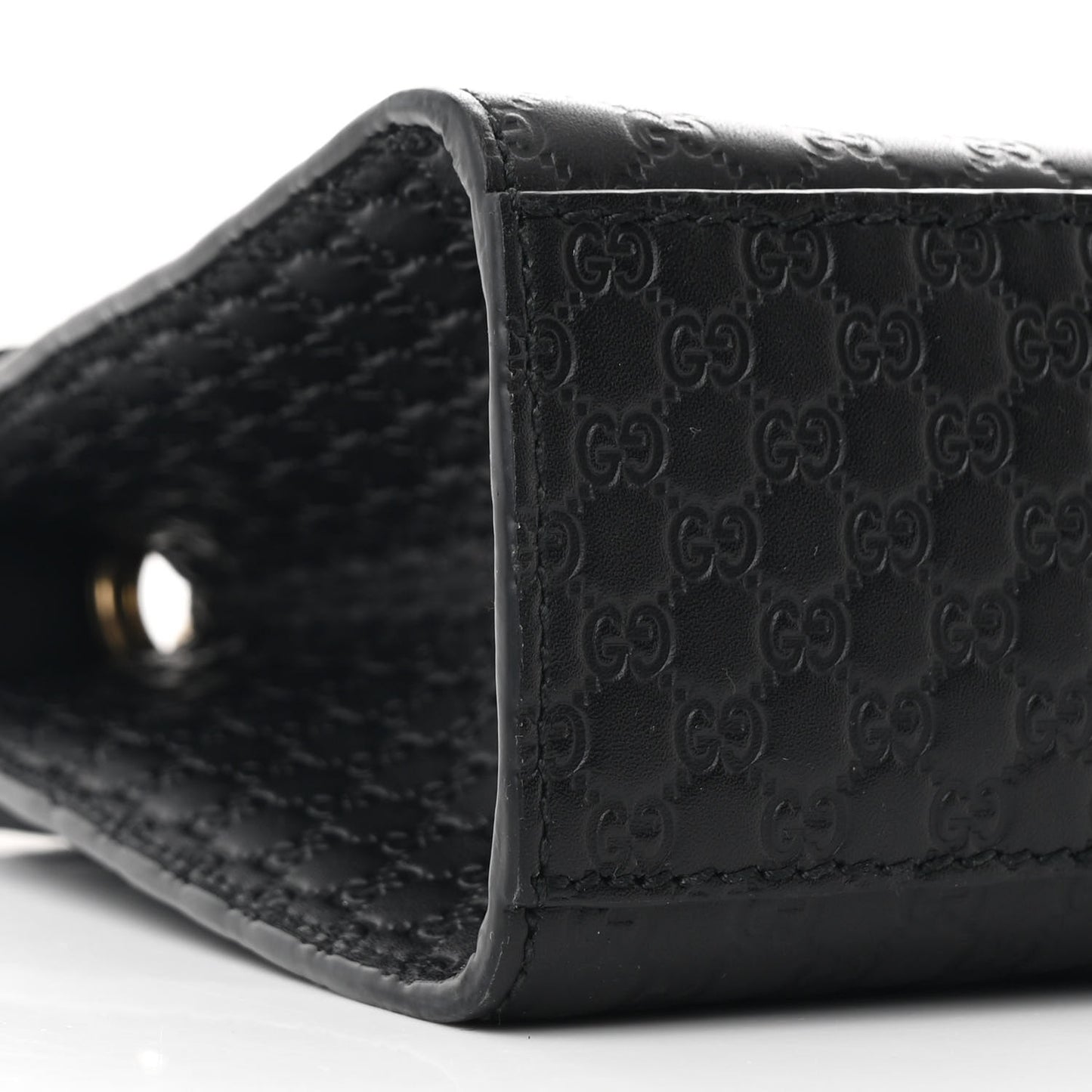 Microguccissima Medium Emily Chain Shoulder Bag Black