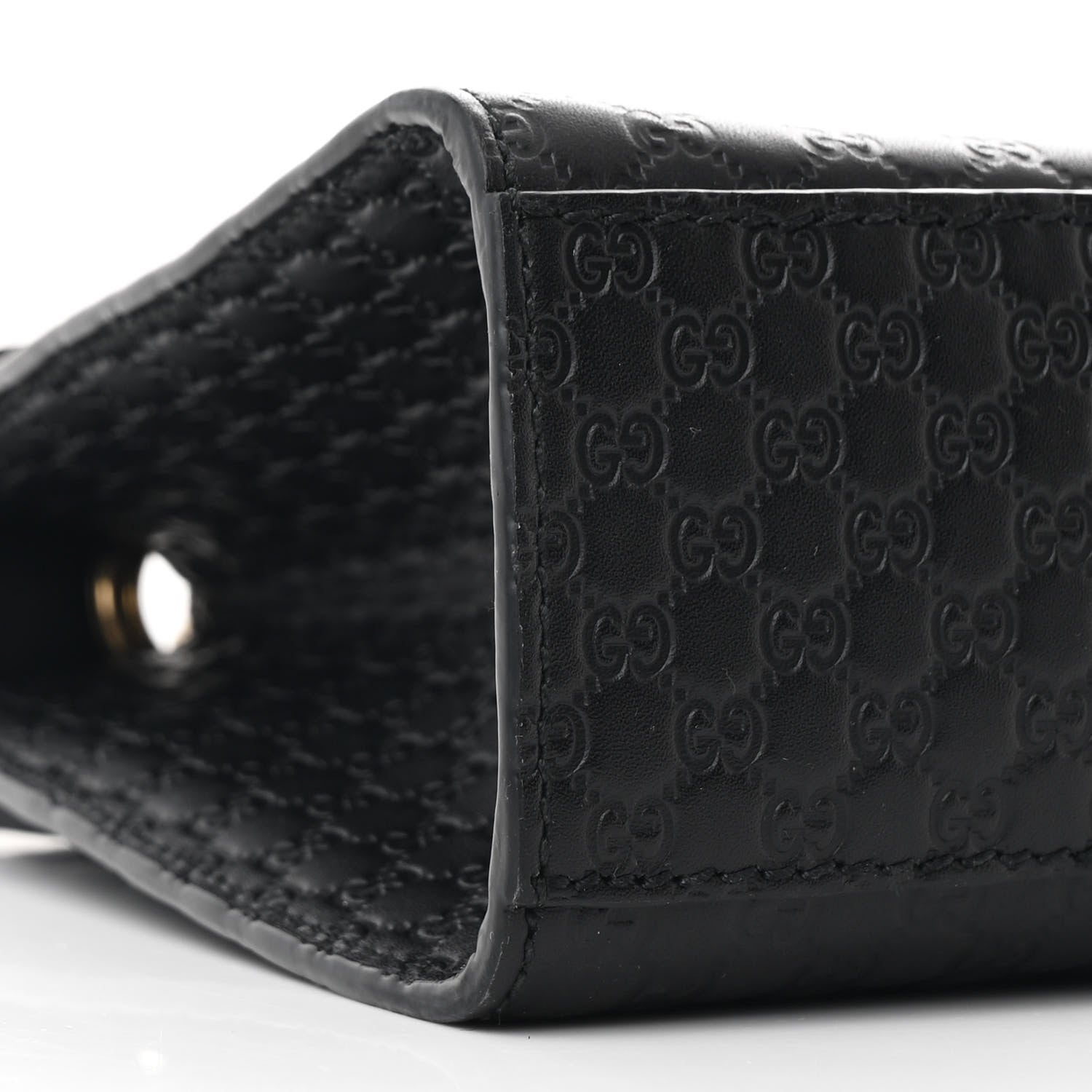 Gucci Microguccissima Medium Emily Chain Shoulder Bag Black 9 of 10