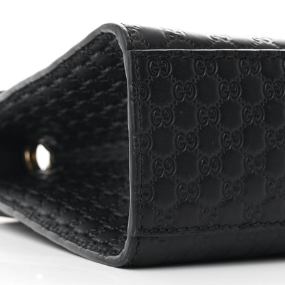 Gucci Microguccissima Medium Emily Chain Shoulder Bag Black 9 of 10