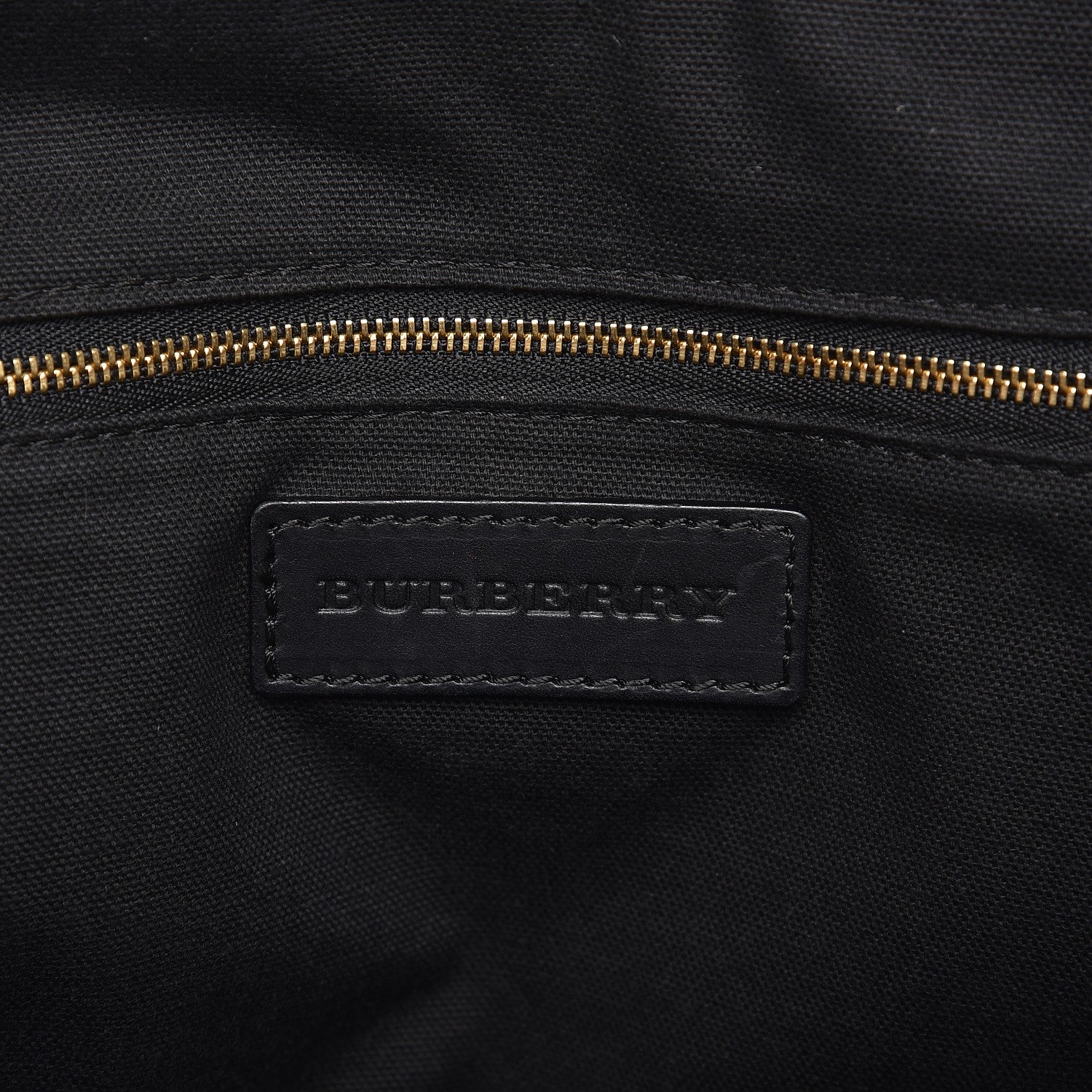 Burberry Bridle Calfskin House Check Small Orchard Bowling Bag Black 7 of 13