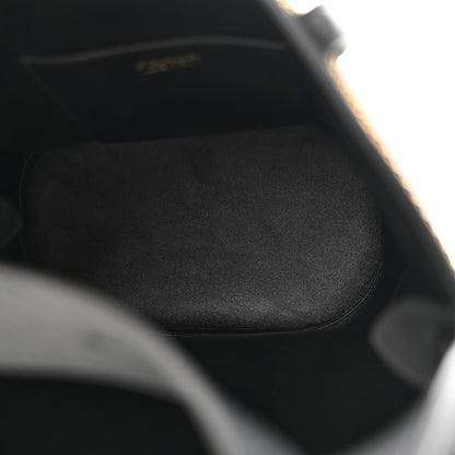 Prada Calfskin Buckle Bag With Jeweled Belt Black 5 of 12