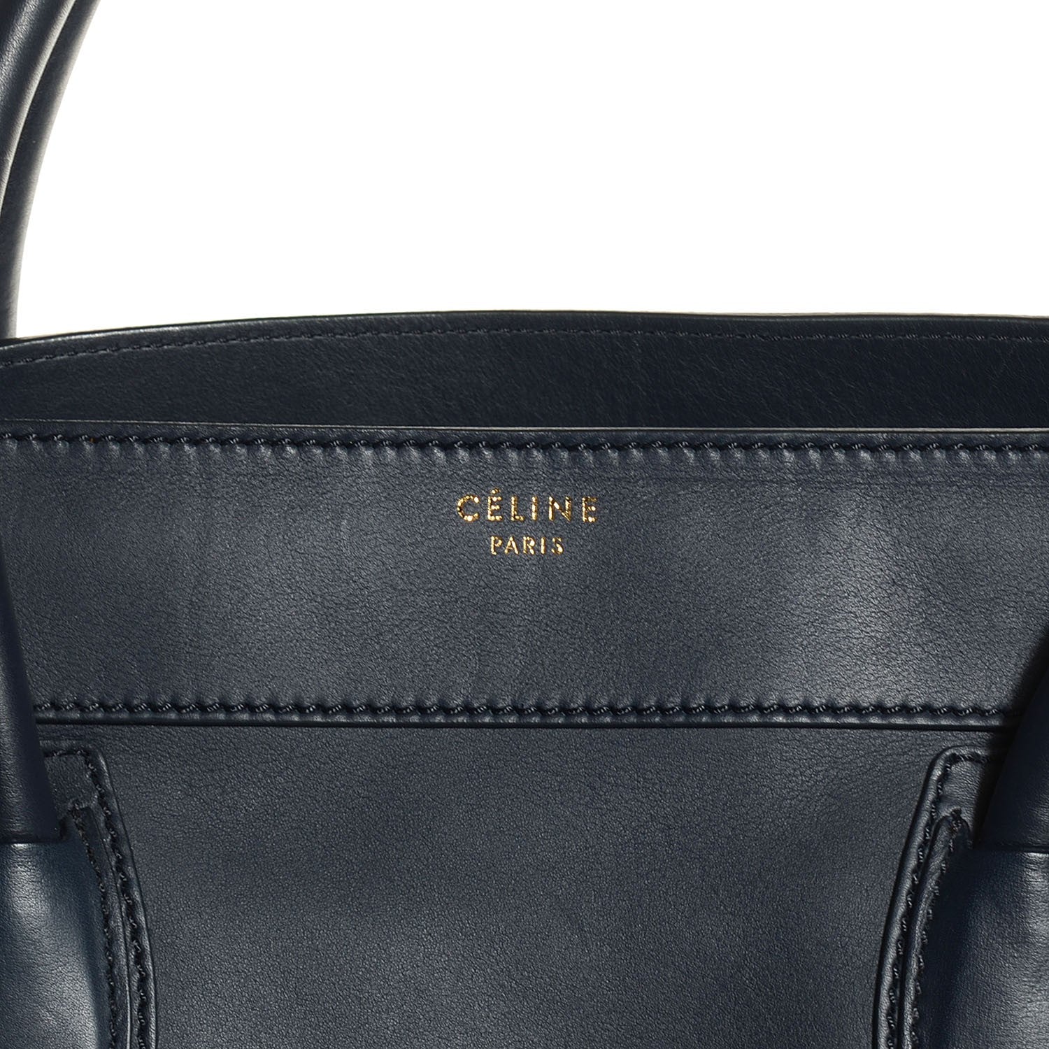 Celine Smooth Calfskin Shoulder Luggage Navy 8 of 8