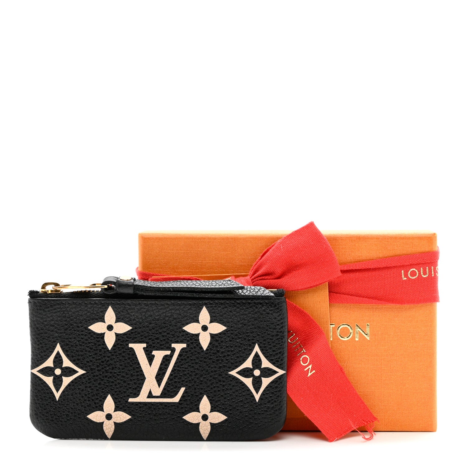 Louis Vuitton Empreinte Monogram Giant Key Pouch Black Beige 7 of 7