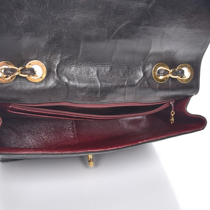 Chanel Lambskin Quilted Jumbo Single Flap Black 6 of 14