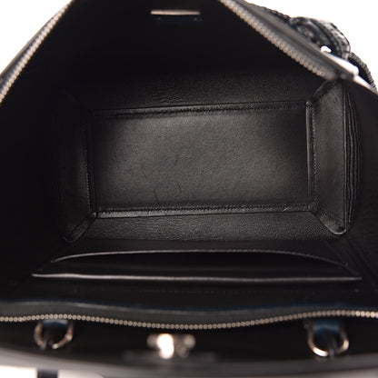 Celine Smooth Calfskin Micro Bi-Color Braided Belt Bag Dark Sea 5 of 14