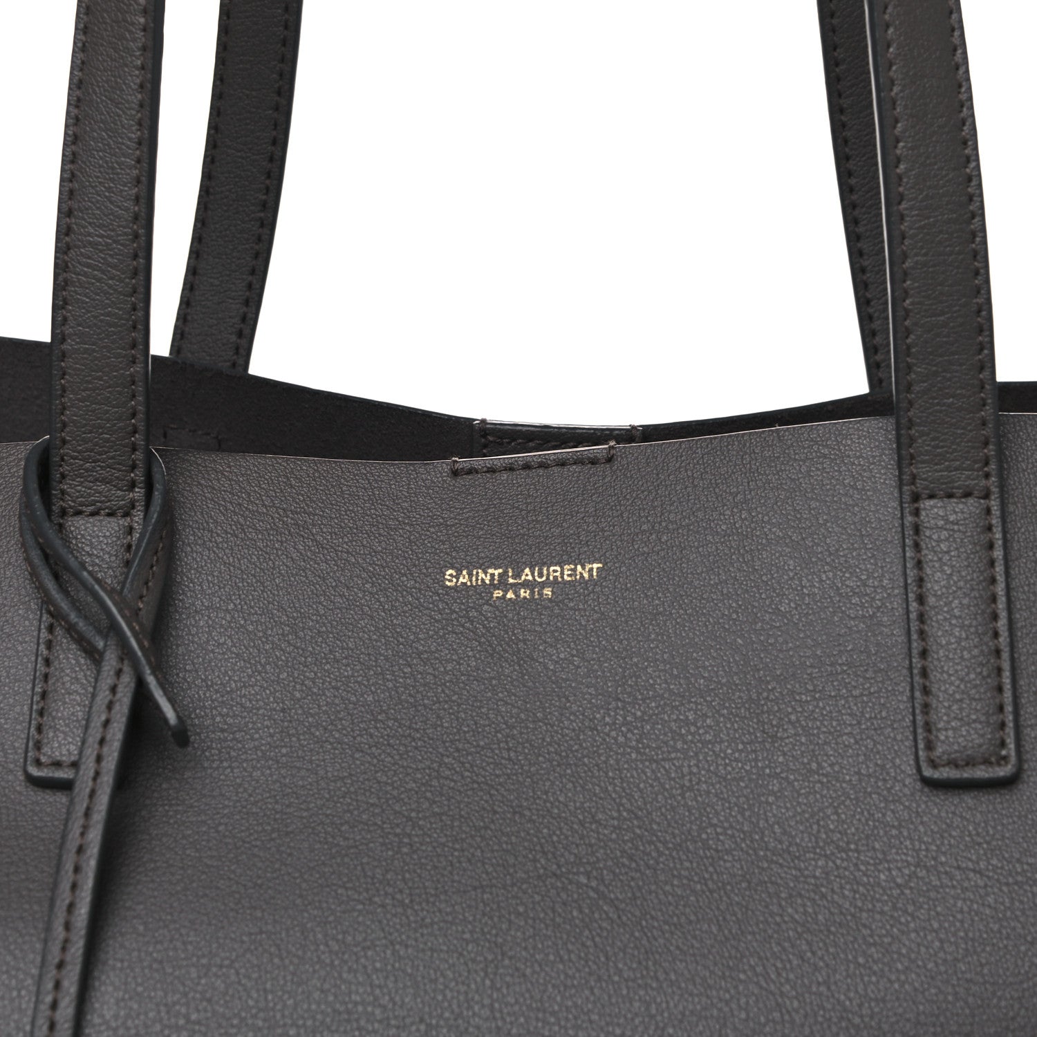 Saint Laurent Calfskin Large Shopping Tote Pebble 11 of 16