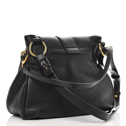 Chloe Grained Lambskin Calfskin Small Lexa Shoulder Bag Black 4 of 12
