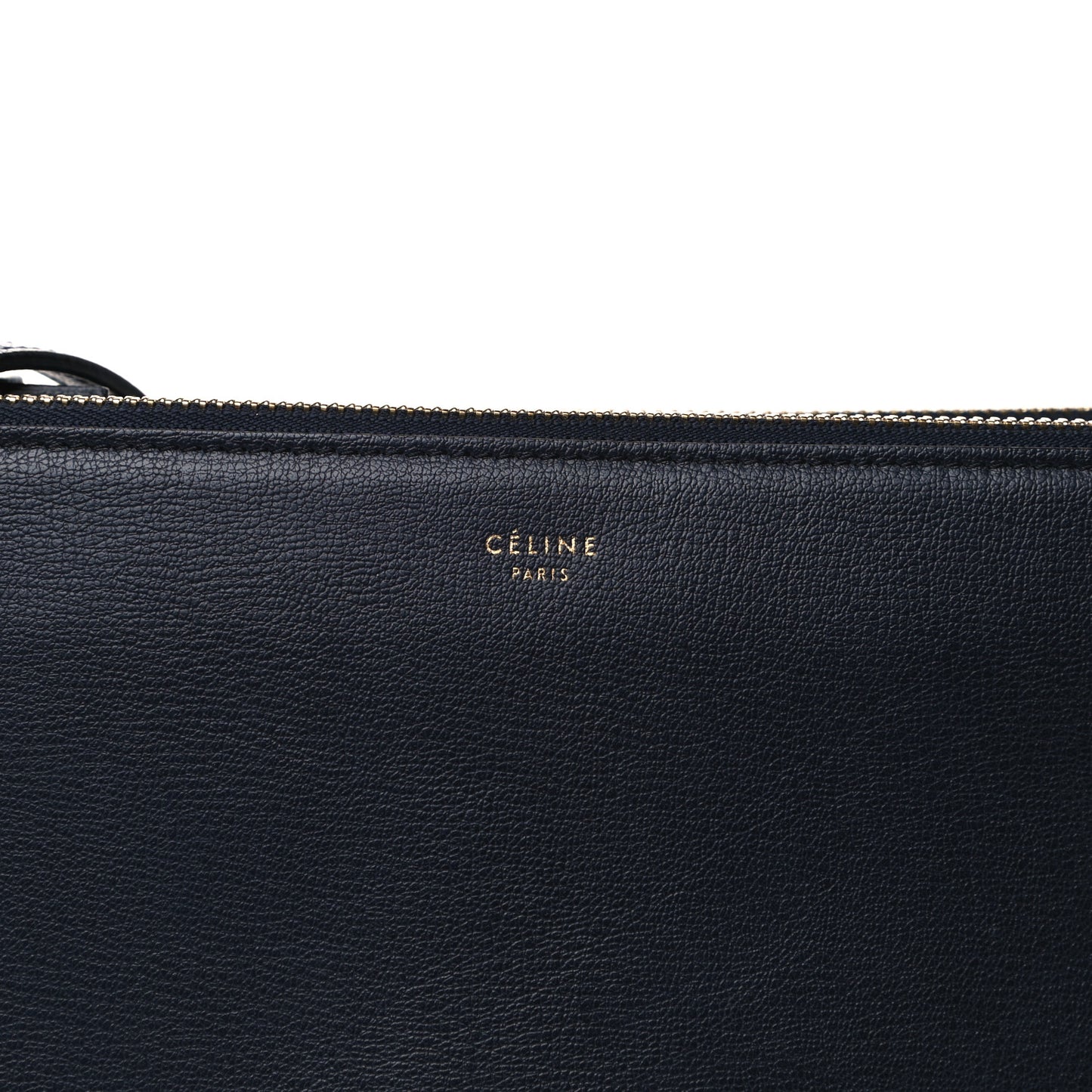 Lambskin Large Trio Crossbody Bag Navy Blue
