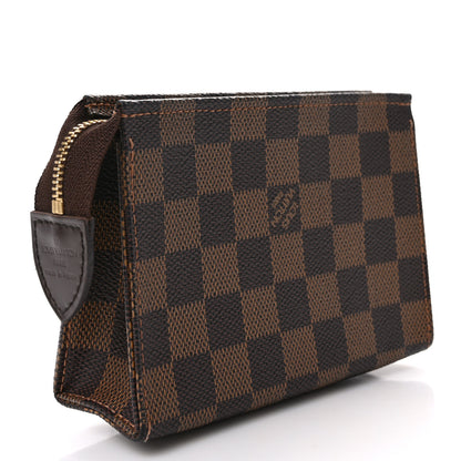 Louis Vuitton Damier Ebene Toiletry Pouch 15 3 of 6