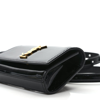 Saint Laurent Patent Monogram Kate Belt Bag Black 8 of 9