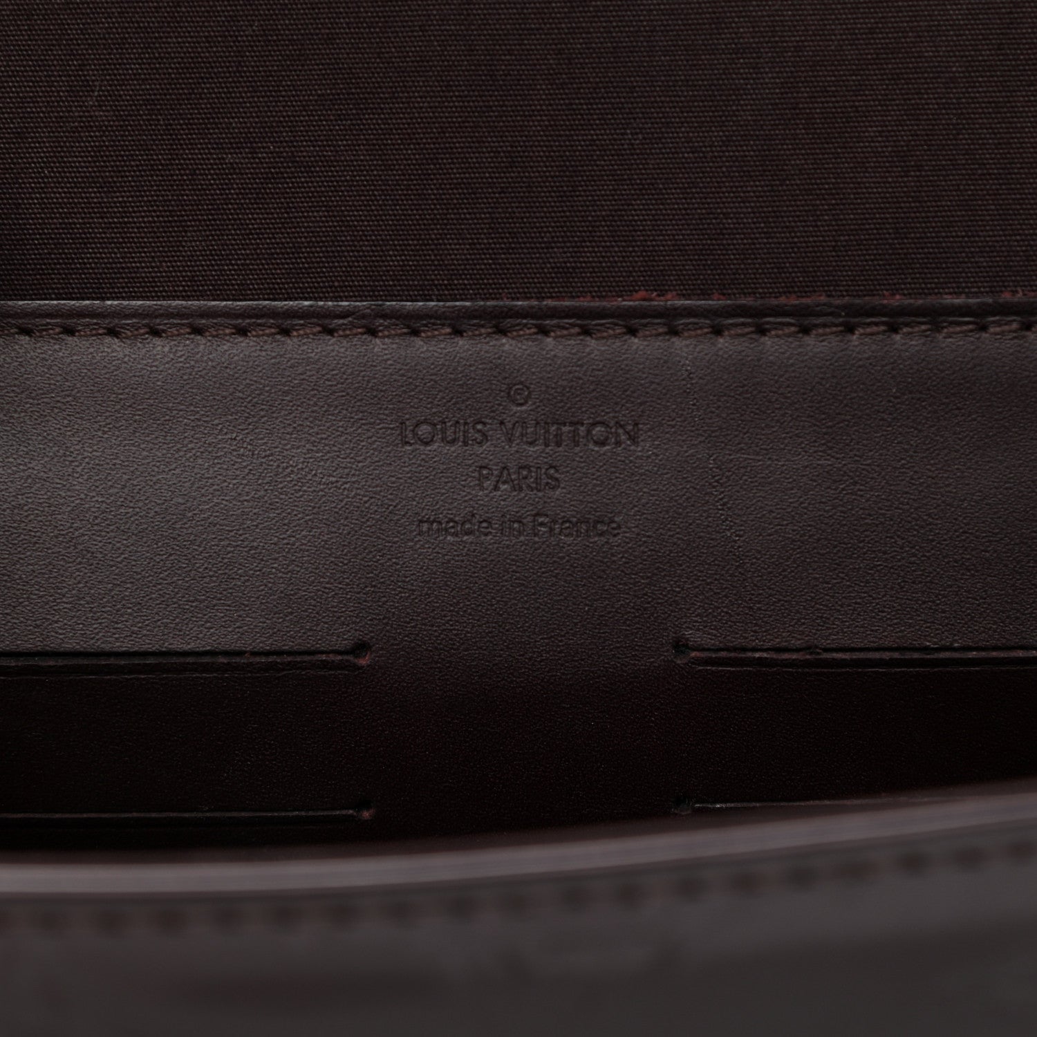 Louis Vuitton Vernis Ana Clutch Amarante 6 of 9