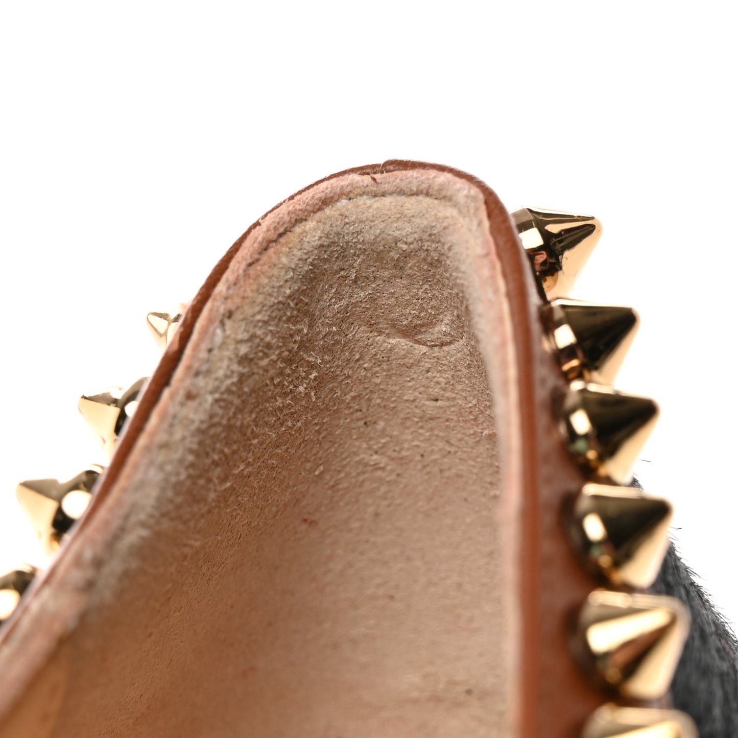 Pony Hair Malabar Hill Spikes 100 Pumps 38.5 Black