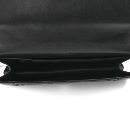 Givenchy Goatskin Quilted GV3 Strap Wallet Black 4 of 10