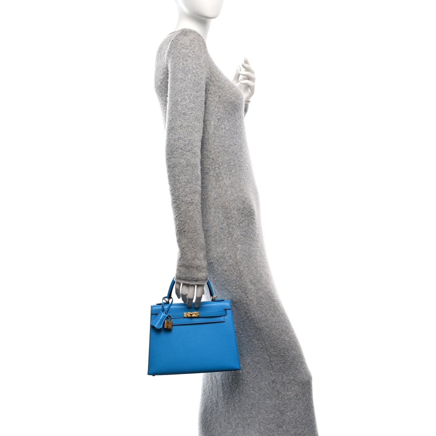 Chevre Chandra Kelly Sellier 25 Bleu Frida