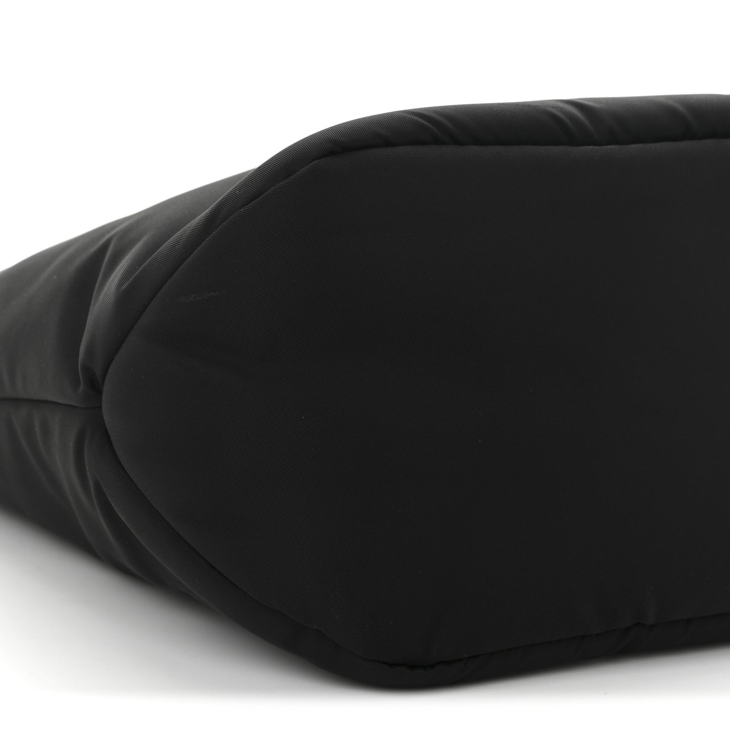 Tessuto Nylon Soft Padded Small Shopping Tote Black