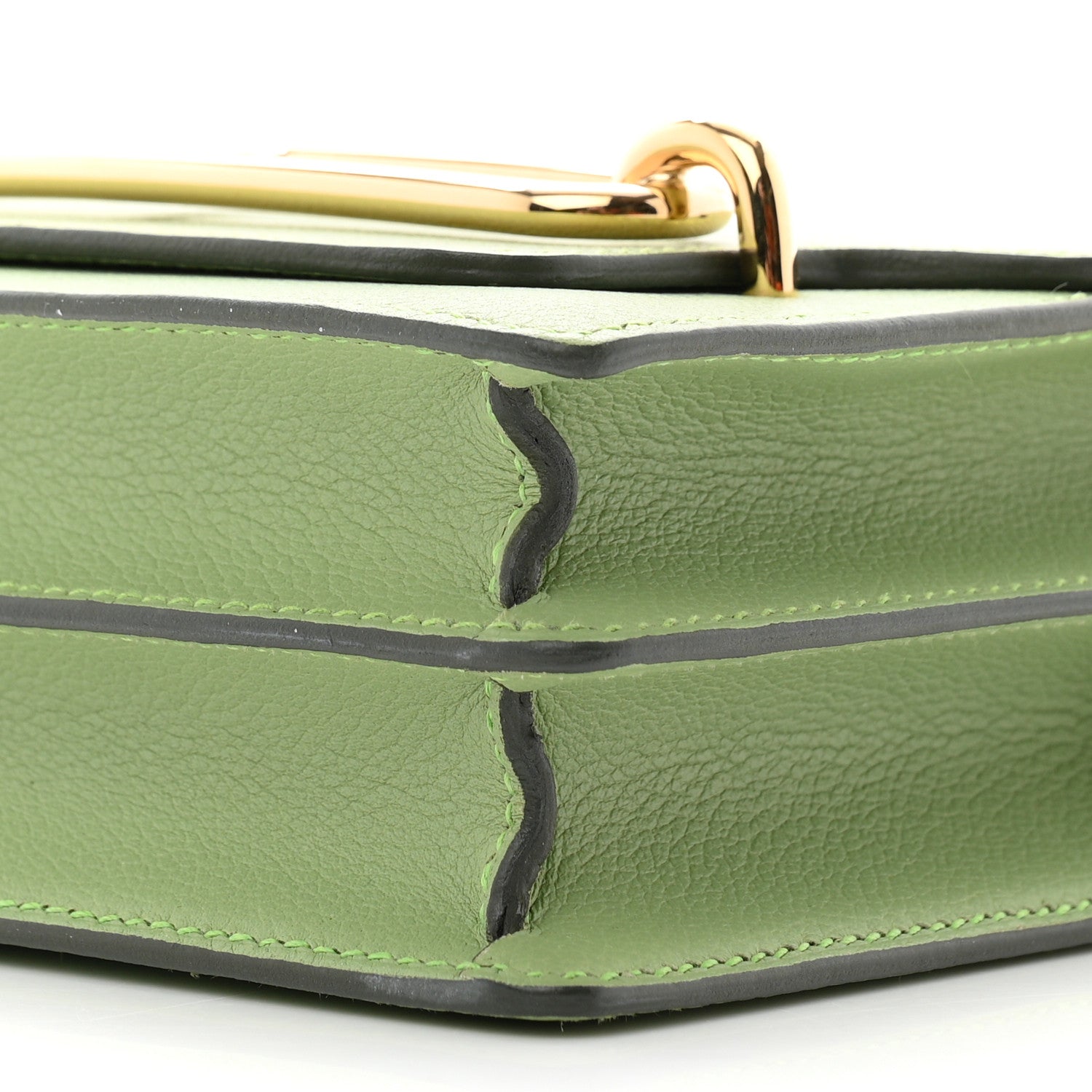 Hermes Evercolor Mini Sac Roulis Vert Criquet 10 of 11