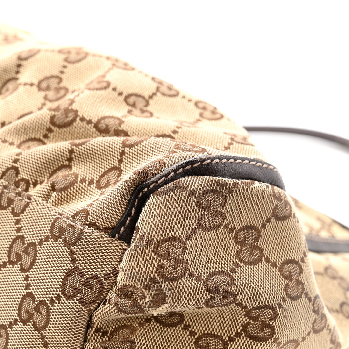 Monogram Large D Gold Hobo Dark Brown