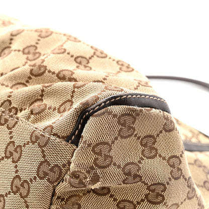 Gucci Monogram Large D Gold Hobo Dark Brown 11 of 17