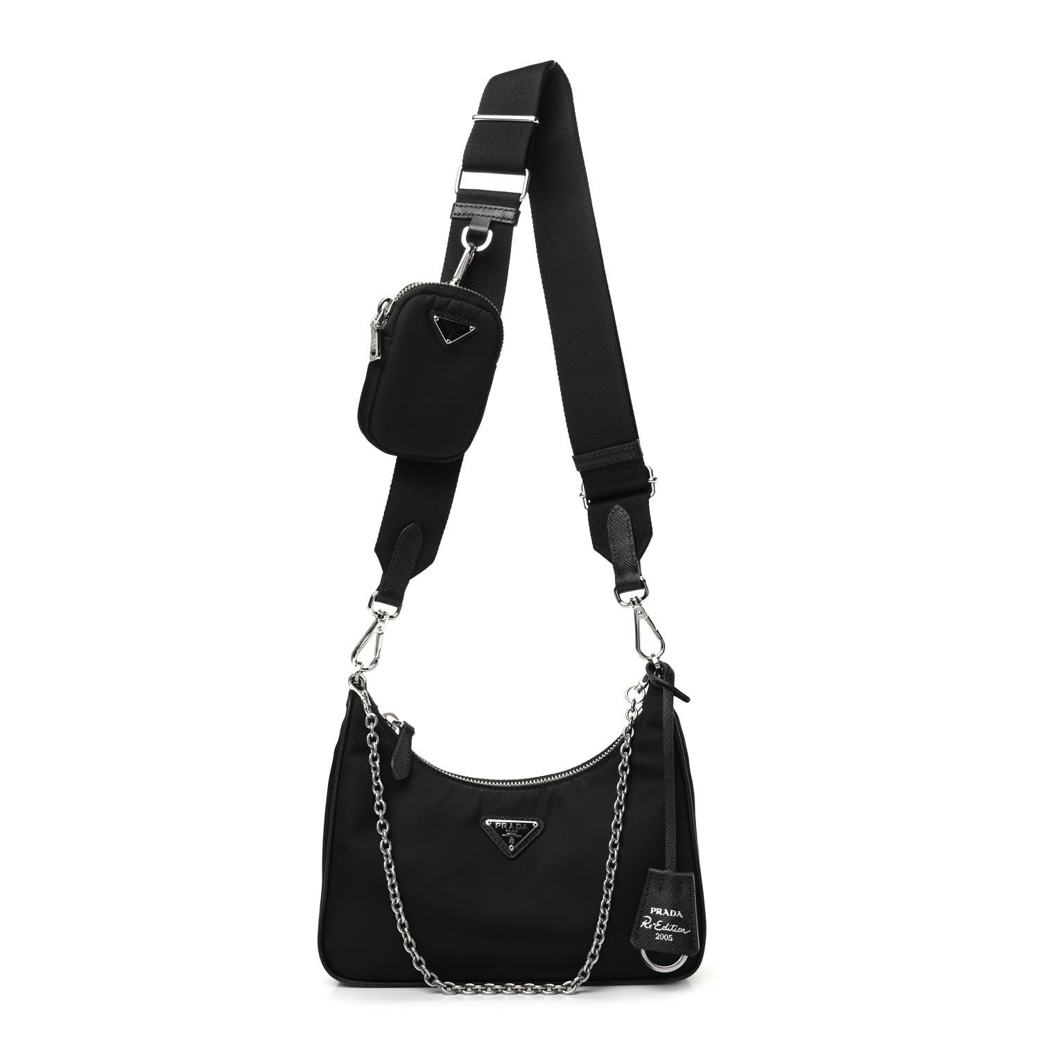 Prada Nylon Re-Edition 2005 Shoulder Bag Black 1 of 11