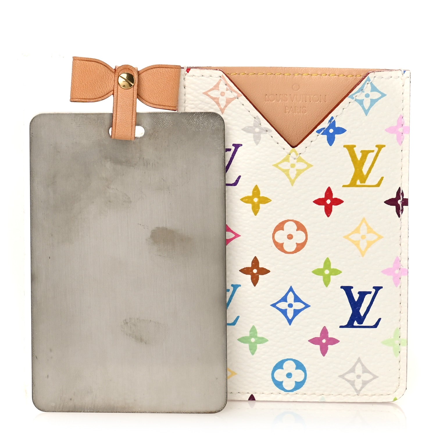 Louis Vuitton Monogram Multicolor Mirror and Case Pouch White 1 of 9