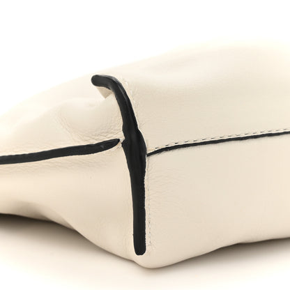 Loewe Calfskin Mini Flamenco Knot Clutch Angora 10 of 13