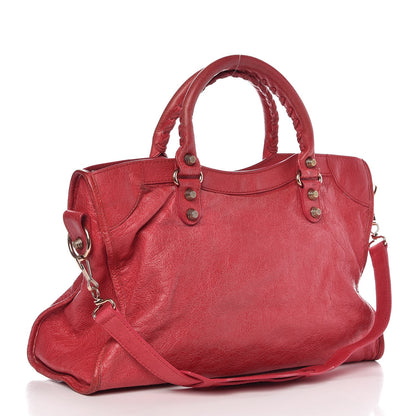 Balenciaga Agneau Giant 12 Rose Gold Hardware City Rose Thulian 4 of 27