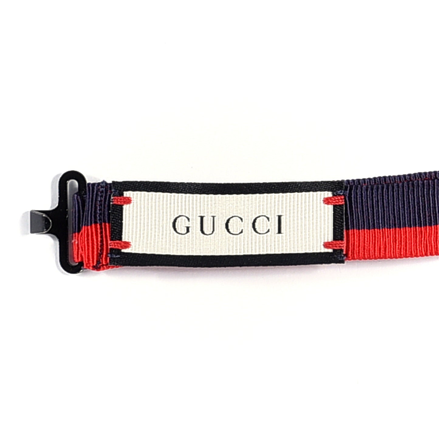 Grosgrain Web Feline Neck Bow Blue Red