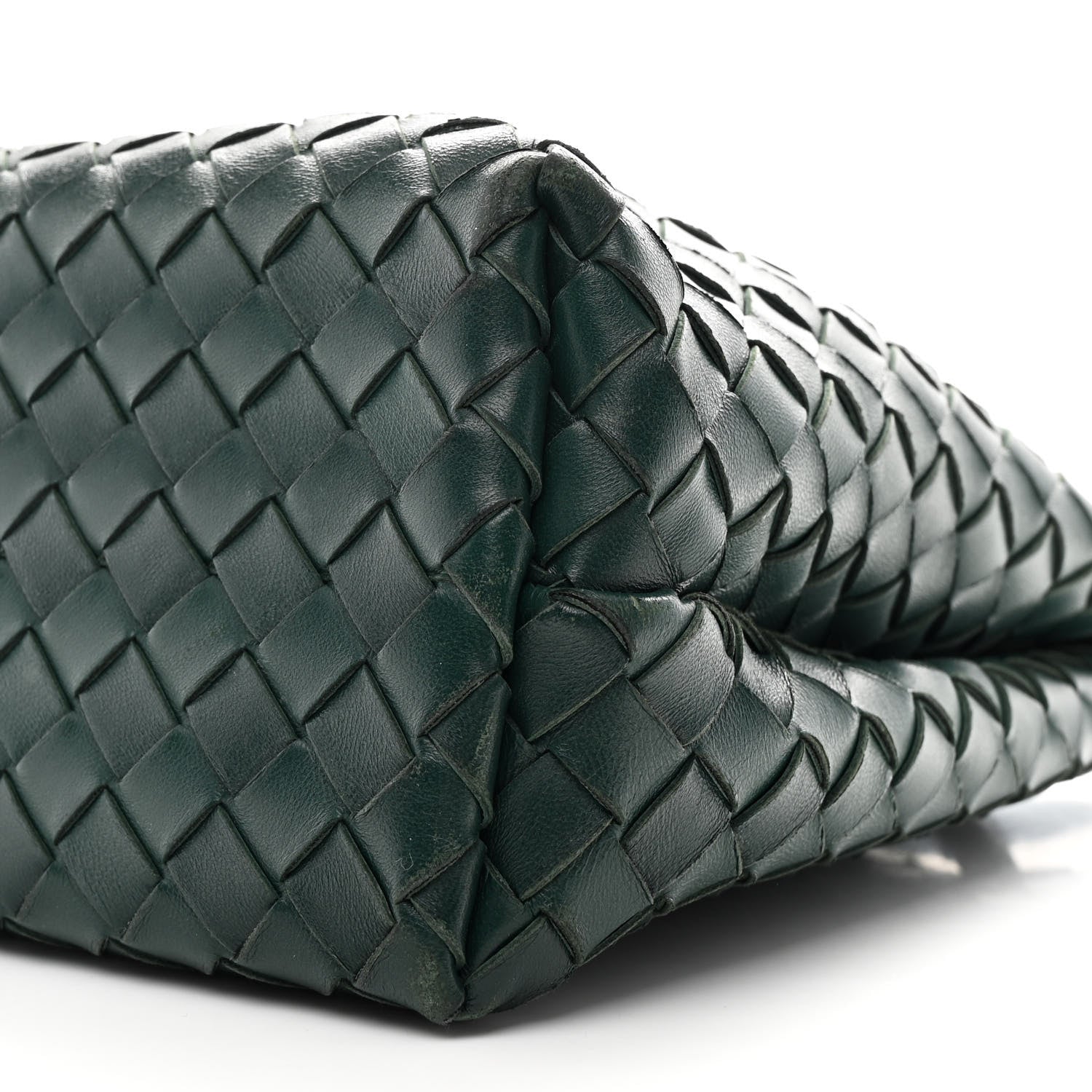 Bottega Veneta Nappa Intrecciato Medium Andiamo Shoulder Bag Emerald Green 9 of 9