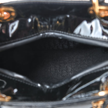 Christian Dior Patent Cannage Medium Lady Dior Black 4 of 8