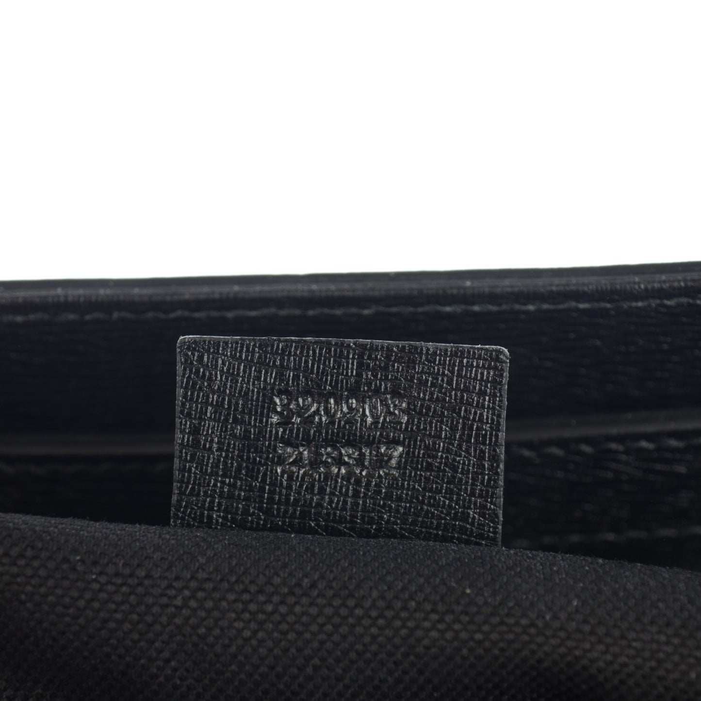 Textured Calfskin Large Bright Bit Tote Black