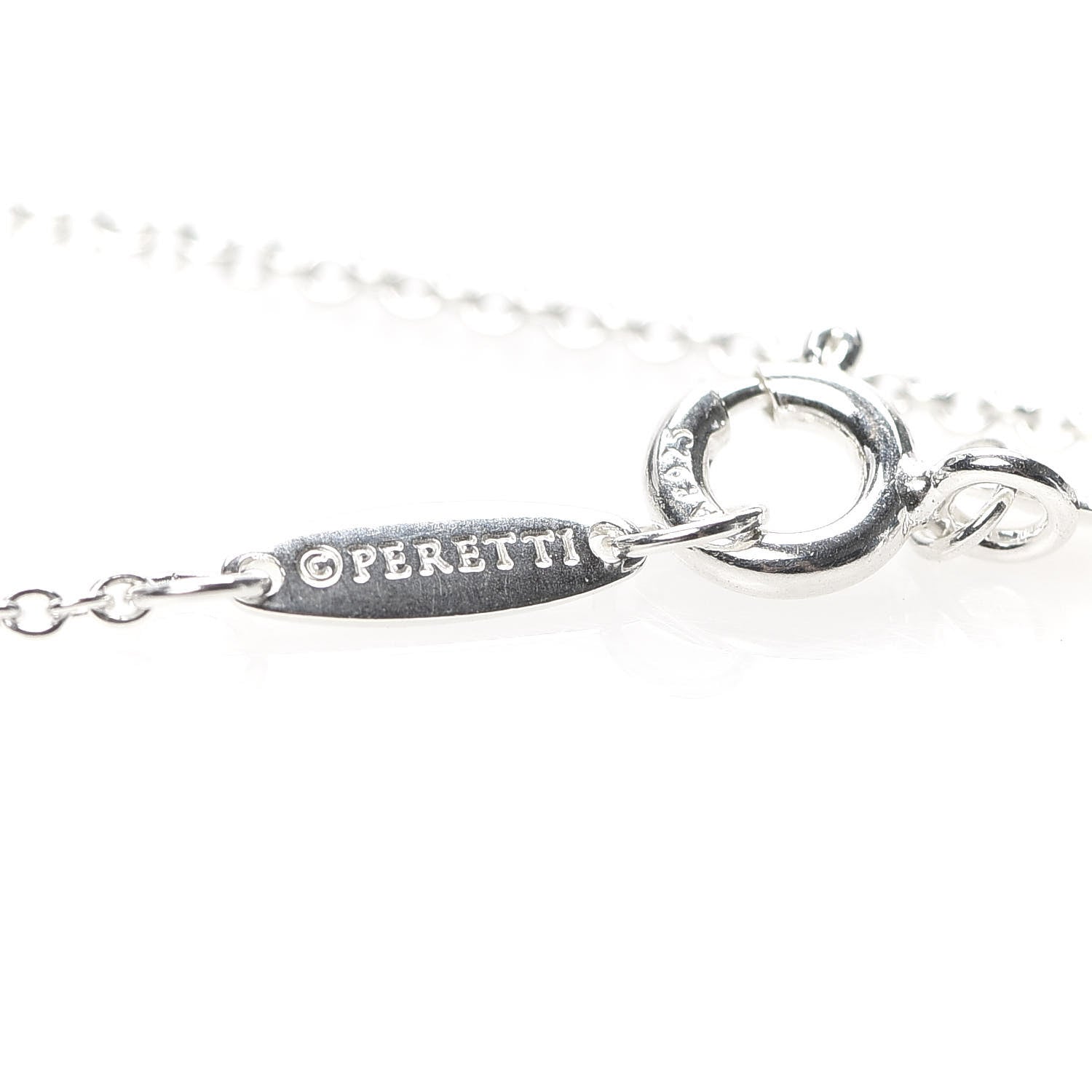 Tiffany Sterling Silver Aquamarine Elsa Peretti Color By The Yard Bracelet 4 of 6