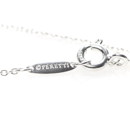 Tiffany Sterling Silver Aquamarine Elsa Peretti Color By The Yard Bracelet 4 of 6