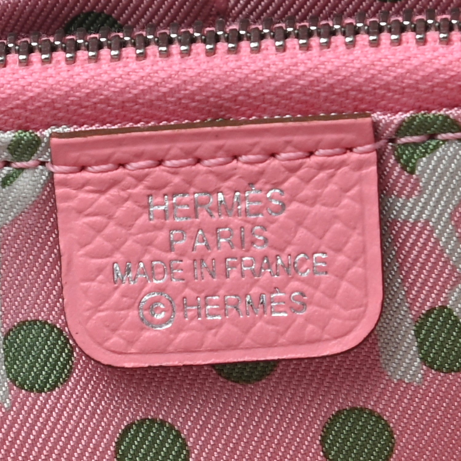 Hermes Epsom Silk'In Wallet Rose Confetti 6 of 7