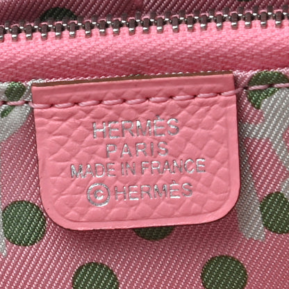 Hermes Epsom Silk'In Wallet Rose Confetti 6 of 7
