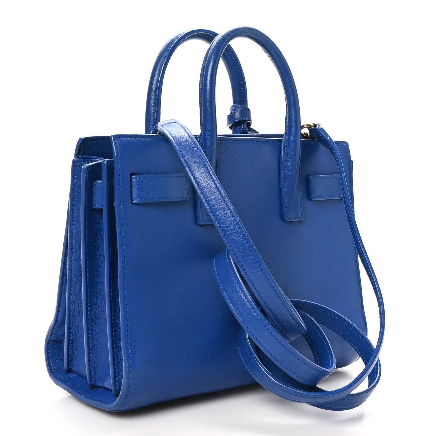 Calfskin Nano Sac De Jour Royal Blue