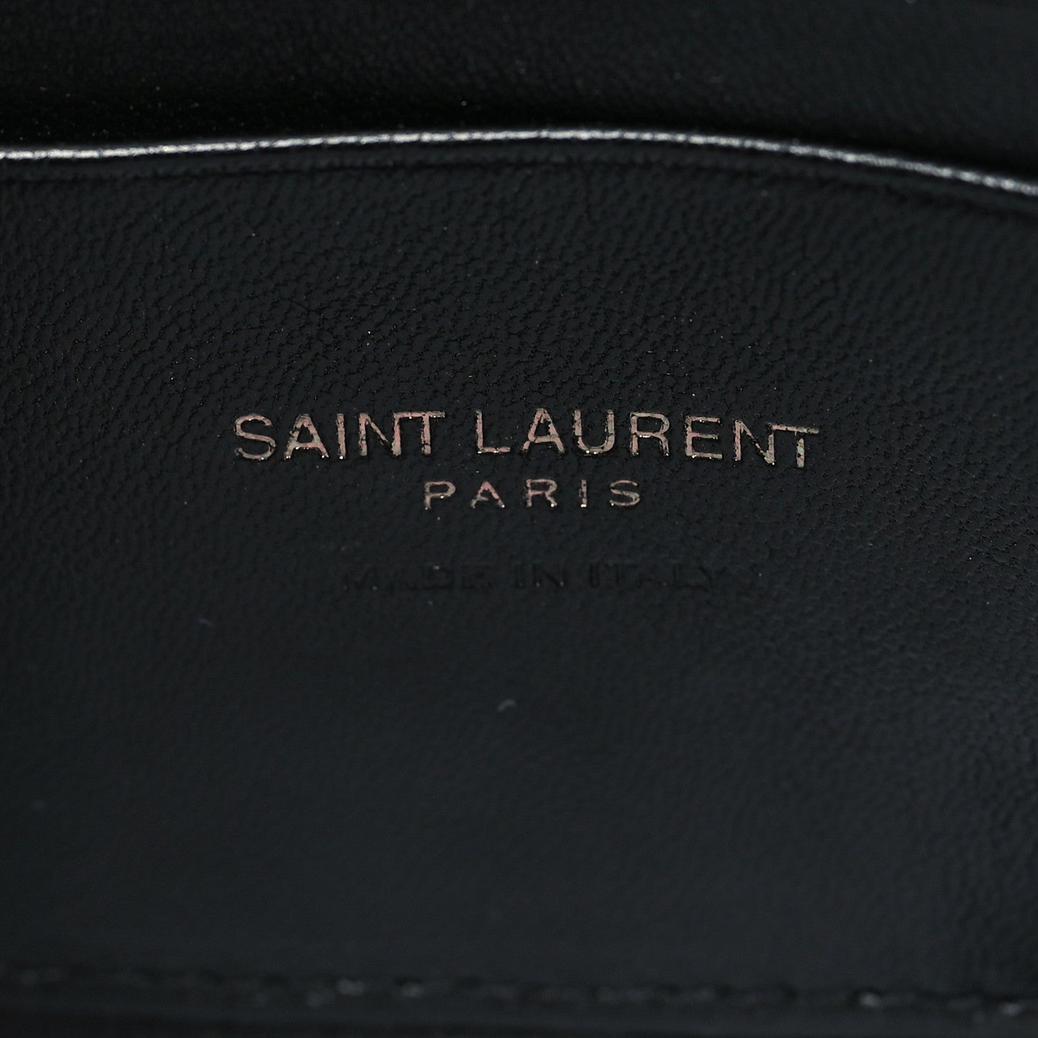Saint Laurent Grain De Poudre Matelasse Monochrome Monogram Mini Lou Camera Bag Black 6 of 10